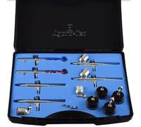 Agora-Tec - Aérographie - Kit 6 Pistolets - 4 Buses différentes - AS-AT-01-15 pcs