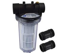 Agora-Tec AT-2L filtre à eau, avec Max Pression de service:. 4 bar, Débit Max :. 3000 l/h, passoire suivante: 0,2 mm, de connexions: 1 pouce (30,3 mm) IG douilles en laiton