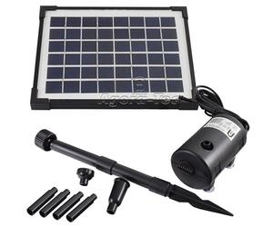 Agora-Tec® AT-5W pompe de bassin solaire 5 Watt Hmax:. 470L / h Fontaine Hauteur: 0,65 m pour étang ou une fontaine jardin