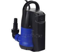 Agora-Tec® at- Pompe submersible Clear Water 250 avec interrupteur à flotteur intégré et max. : 0,6 bar et 6000 l/h