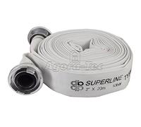 Agora-Tec ® C - Tuyau d'incendie/Tuyau Pompier/Industrie/Construction Tuyau avec 2 pièces C - Storz Raccords Longueur Totale 20 mètres