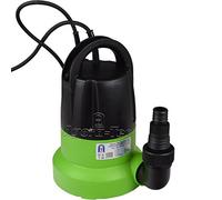Agora-Tec - Pompe AT submersible eau claire 250 W - Cario - Control Flat - Aspiration plate jusqu'à 1 mm avec sonde intégrée et interrupteur à flotteur de maximum0,6 bar et maximum6000 l/h