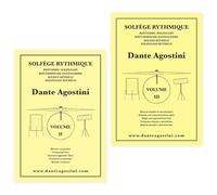Agostini - Solfège Rythmique - Volume 2 et Volume 3 - Mesures Simples - Dante Agostini - 2 crayons + cahier de musique Soundman