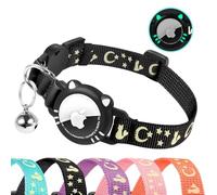 AgoumLux Collier pour Chat pour Airtag Compatible avec Apple Air Tag Boucle de Sécurité Anti Étranglement Réfléchissant pour Chaton