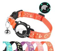AgoumLux Collier pour Chat pour Airtag Compatible avec Apple Air Tag Boucle de Sécurité Anti Étranglement Réfléchissant pour Chaton