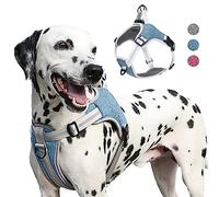 AgoumLux Harnais Chien Réglable Réfléchissant Anti Traction Gilet Durable en Nylon pour Taille Grands Moyens Petits