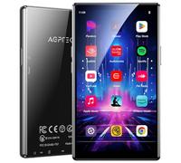 AGPTEK 128Go Lecteur MP3 Bluetooth WiFi, MP4 Spotify Android 13 avec 5"Écran Tactile HD, Compatible avec Deezer, Amazon Music, YouTube, Pandora, Audible, Libby, MP4 Enfant avec Contrôle Parental, Noir