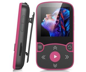 AGPTEK 64Go MP3 Bluetooth 5.3 avec Clip,Lecteur MP3 Sport Portable HiFi