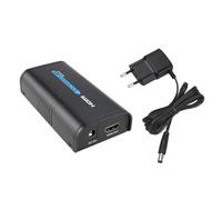 Agptek Hdmi Kvm Extender Commutateur de routeur avec câble Ethernet, le clavier et la souris USB Ultra HD 1080P @ 60 Hz prend en charge le contrôle du clavier et de la souris (Lkv373 Rx) 100 m, noir