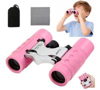 AGPTEK Jumelles Enfant Fille 3-12 Ans Grossissement 10X22 Compacte Cadeau
