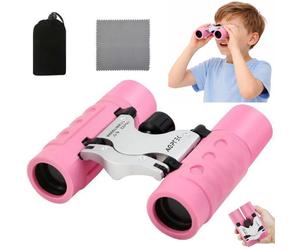 AGPTEK Jumelles Enfant Fille 3-12 Ans Grossissement 10X22 Compacte Cadeau