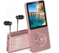 AGPTEK Lecteur MP3 16 Go sans Perte avec Écran 1,8",70 Heures de Lecture