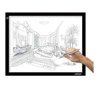 AGPtek LEGERE Tablette Lumineuse A3 avec Luminosité Réglable Précise LED Pad Ultre-Mince avec Cable USB Planche à Dessin