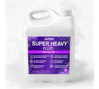 AGPTEK Liquide à brouillard haute densité 5L pour machine à fumée, longue durée d'effet. Idéal pour les fêtes, concerts et événements