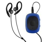 AGPtek Mini Lecteur M3 G02 8 Go avec Radio FM pour Salle de Sport, Jogging (avec Housse de Protection Contre la Transpiration) Bleu