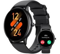 AGPTEK Montre Connectée Appel Bluetooth 5.2, Montre Intelligente Numérotation avec Fréquence Cardiaque Sommeil SpO2 100+ Sportifs