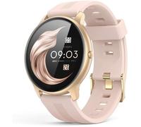 AGPTEK Montre Connectée Femme Smartwatch Bluetooth 5.0 Tracker d'Activité avec Fréquence Cardiaque Podomètre Etanche IP68 Or Rose