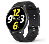 AGPTEK Montre Connectée Homme, Smartwatch Bluetooth 5.0 Sport Etanche IP68 Bracelet Connecté Fitness pour iOS et Android-Noir