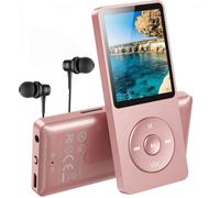 AGPTEK MP3 Classique 64Go Ultra-Longue Autonomie jusqu'à 70 Heures de Lecture Musique avec Ecran de 1.8 Pouces