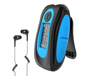 AGPTEK Mp3 Etanche IPX8 avec Clip Ecran Couleur, 8Go Lecteur avec Radio FM