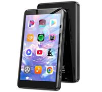 AGPTEK MP4 Bluetooth WiFi 96Go, Lecteur Musique Spotify avec Android 14 Grand Écran Tactile IPS 4 Pouces, Haut-Parleur Baladeur Vidéo HD Radio FM, 3G RAM+96Go MP3 Supporte Installer Application