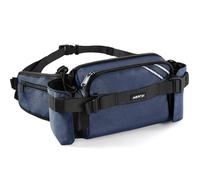 AGPTEK Sac Banane avec Porte-Gourde, Grande Capacité Sacoche Banane Ceinture pour Homme Femme, Réglable Multi-Poches pour Course à Pied, Randonnée, Vélo, Camping et Voyage