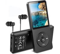 AGPTEKAGPTEK 64Go Lecteur MP3 Classique,Ultra-Longue Autonomie jusqu'à 70 Heures,Super Léger 30g,Lecture Musique sans Perte Hi-Fi,