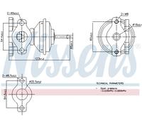 Agr-Ventil Abgasrückführung Pour VW Passat Variant Golf IV Cabriolet Audi A4