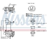 Nissens Vanne EGR 98359 électrique pour VW Amarok 2.0 BiTDI 4Motion