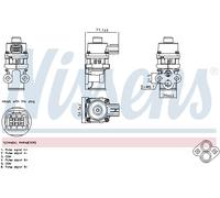 Vanne EGR NISSENS 98368