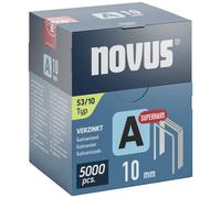 Agrafe à fil fin A type 53 agrafe B.11,3 mm 10 mm 0,75 mm super dure 5000 pièces.NOVUS