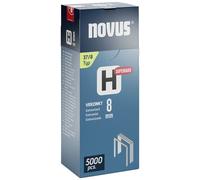 Agrafe à fil fin H type 37 agrafe L.10,6mm 8mm 0,75mm super dure 5000 pièces.NOVUS