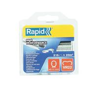 Rapid Agrafes pour grillage VR22 Acier galvanisé Compatible 5-11 mm 215 pièces Blister