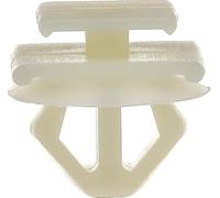 Agrafe de Moulure Ceinture de Caisse en Boîte pour Véhicules Peugeot/PSA/Citroën, 8.5mm Poinçon, Lot de 100, Blanc