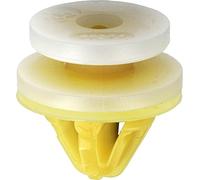 Agrafe de Panneau Garniture Intérieure et Porte en Sachet pour Véhicules Renault/Nissan/Opel, 8.2mm Poinçon, Lot de 20, Blanc/Jaune