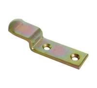 Agrafe de volet façon nord coudée zinguée blanc - - J501011