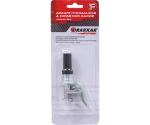 Agrafe hydraulique coupleur à billes à connexion rapide M10 550 bar - DRAKKAR - 10392