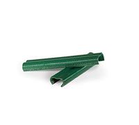 AGRAFE OMEGA 16 - Galva plastifié vert - x 2500 pcs