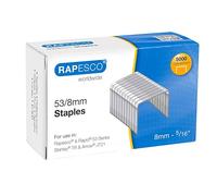 Agrafe Rapesco 53/8 galvanisée - Boîte de 5000