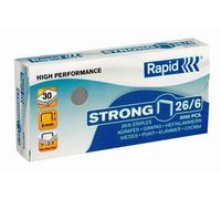 Agrafe Rapid 26/6 G galvanisée. pour toutes les agrafeuses courantes Strong gal