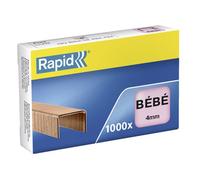 Rapid Agrafes Bébé 8/4 cuivrées - Boîte de 1000