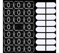 Agrafe Suspendue de Décoration Multifonction,20 PCS Mini Pinces à Crochet de Décoration Clips de Lumière de Vacances pour Guirlandes Lumineuses Accroche Photo Adhésif Transparent