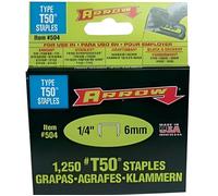 Arrow - agrafes t50 caractéristiques désignation boîte de 1250 agrafeslongueur pattes 12 mm