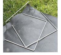 WERKA PRO Agrafes 15 x 20cm métalliques galva 10 pcs