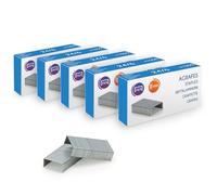 Agrafes 24/6 acier galvanisé, Compatible agrafeuse 24/6 26/6, Lot de 5 Boîtes de 1000