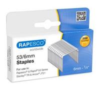 Agrafes 53/6, 2.000 pièces, galvanisé