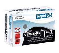 Rapid Agrafes SuperStrong 73/8 — 8 mm — 5000 agrafes — jusqu'à 30 feuilles — fil dur galvanisé