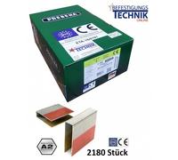 Agrafes à dos large WP100CRFHA-ETA inox A2 Prebena 9X-WP130 Tjep MF-14 BeA 246 Senco SP 2,18M KL