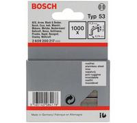 Agrafes à fil fin type 53, 11,4 x 0,74 x 14 mm, 1000 pièces, en acier inoxydable Bosch 2609200217
