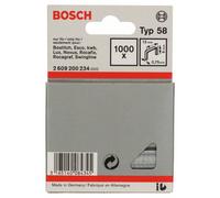 Agrafes à fil fin type 58, 13 x 0,75 x 6 mm, 1000 pièces Bosch 2609200234